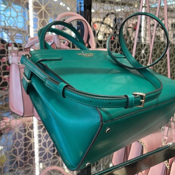 Kate Spade Staci Medium Satchel Green Bean - Picture 5 of 16
